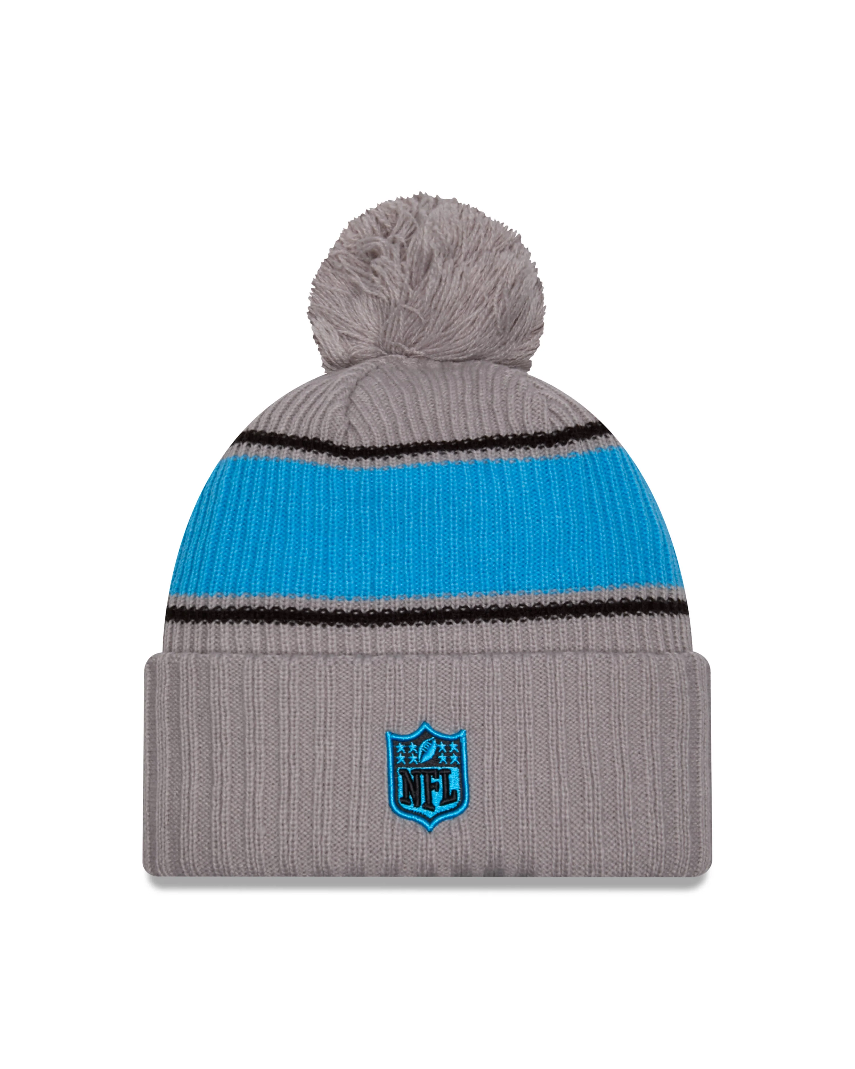 Carolina Panthers NFL Sideline 2024 Sport Knit Beanie Hat - Image 4