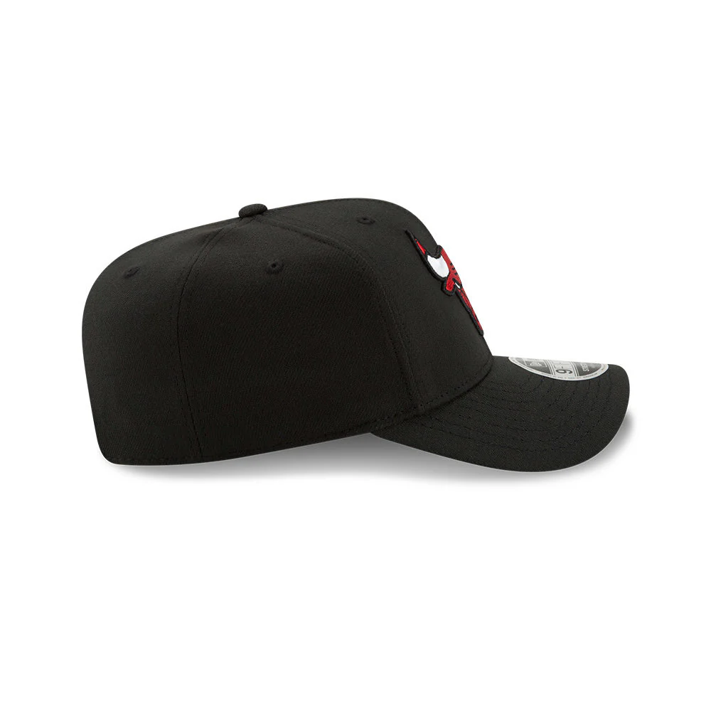 Chicago Bulls Black 9FIFTY Stretch Snapback Cap - Image 6