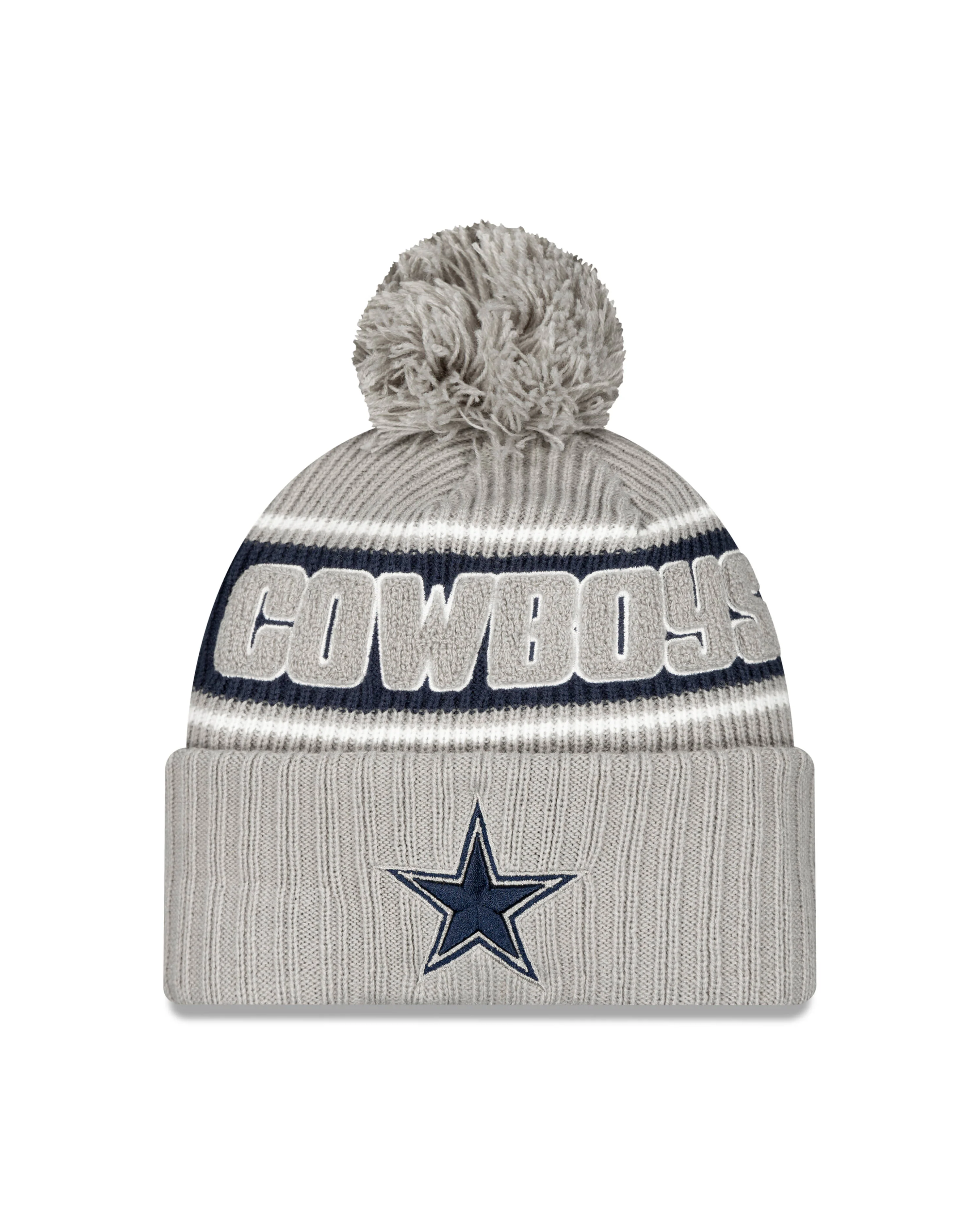 Dallas Cowboys NFL Sideline 2024 Sport Knit Beanie Hat - Image 2