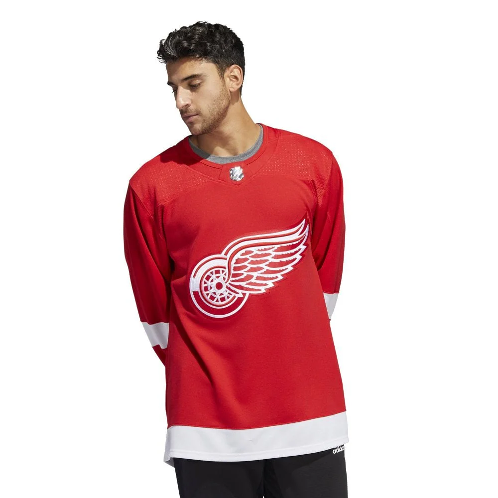 Detroit Red Wings Home Authentic Primegreen Red Jersey - Image 3