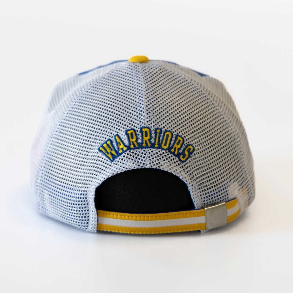 Golden State Warriors Mesh back Slouch Flat Brim Youth Cap - Image 2