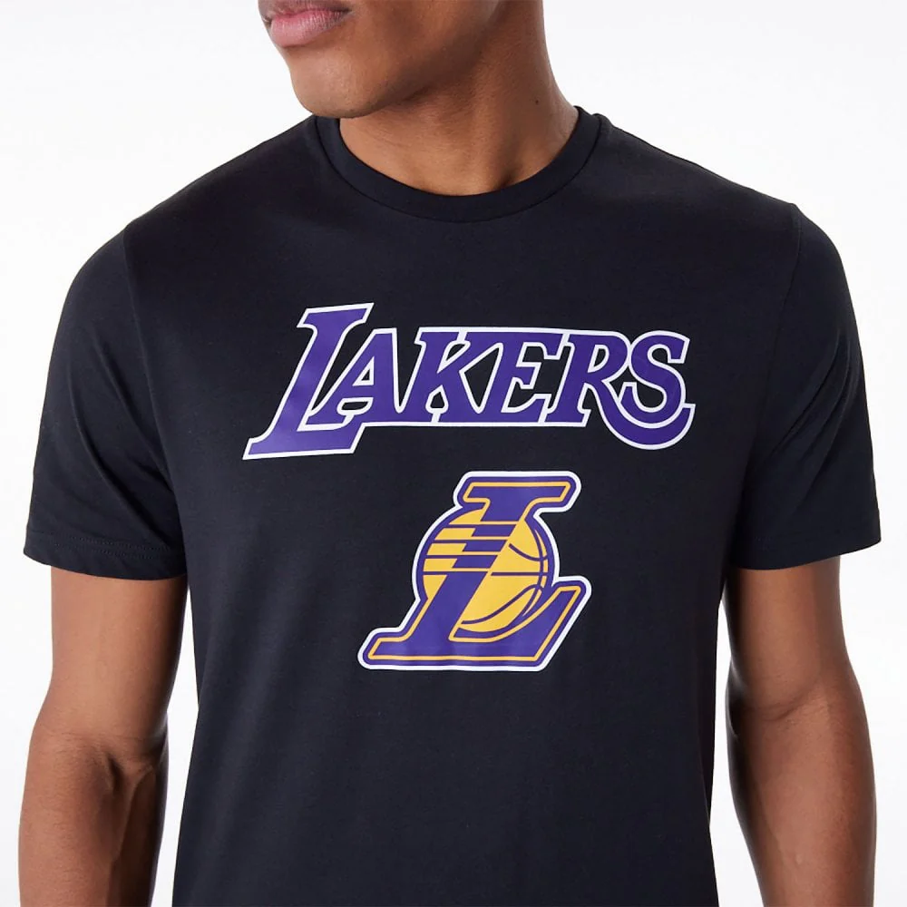 LA Lakers Regular Black T-Shirt - Image 5