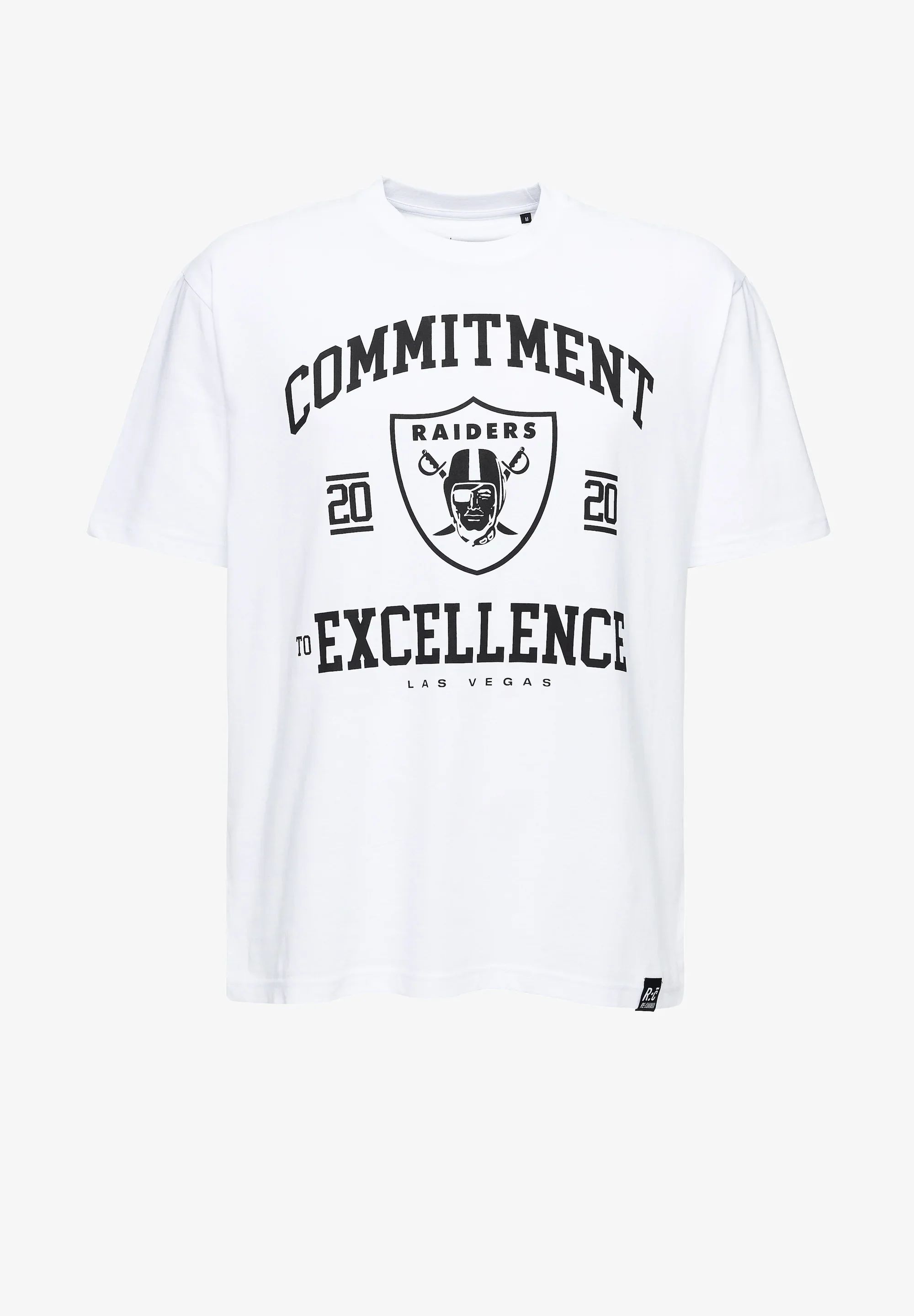 Las Vegas Raiders Commitment White Relaxed T-Shirt - Image 2