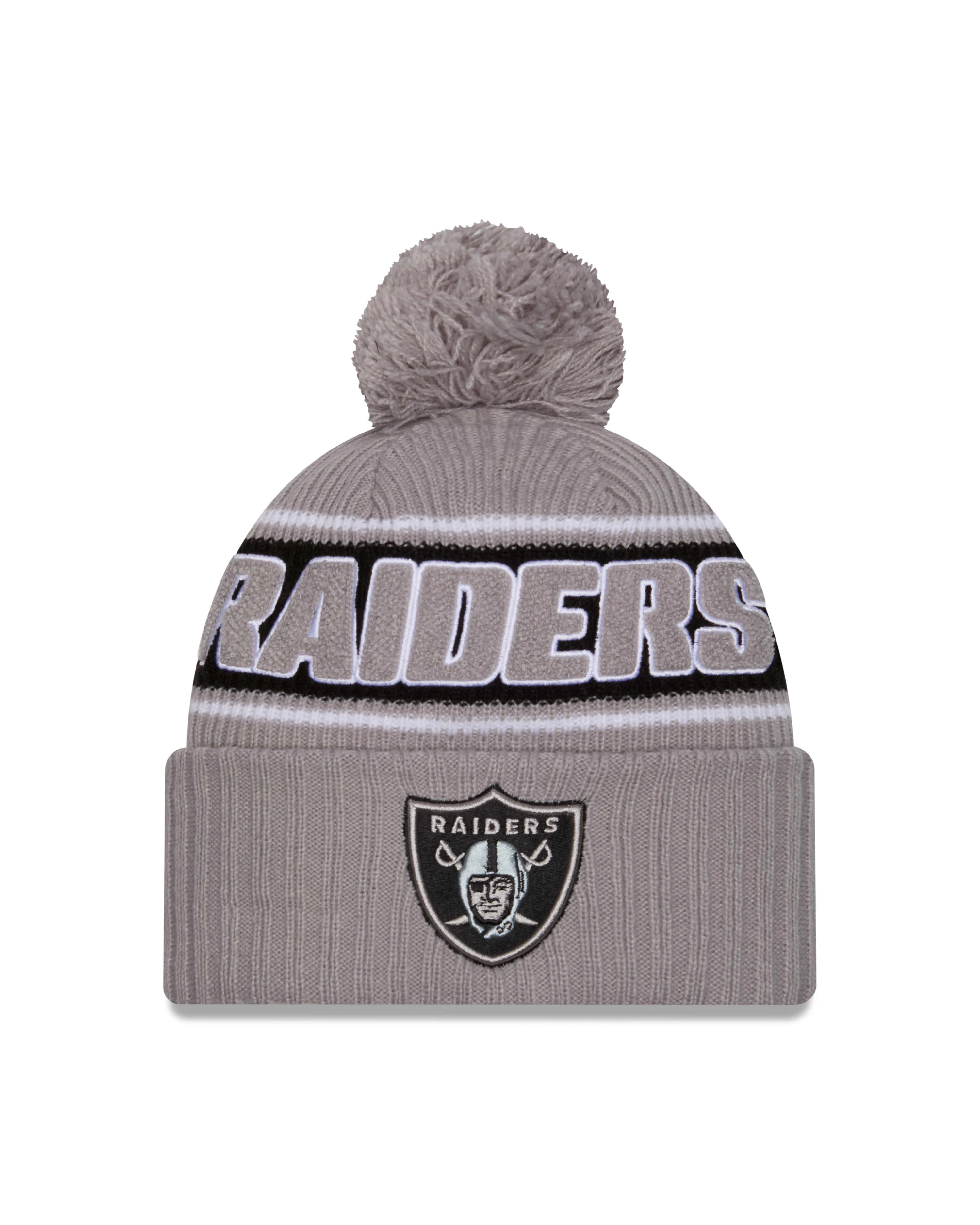 Las Vegas Raiders NFL Sideline 2024 Sport Knit Beanie Hat - Image 2