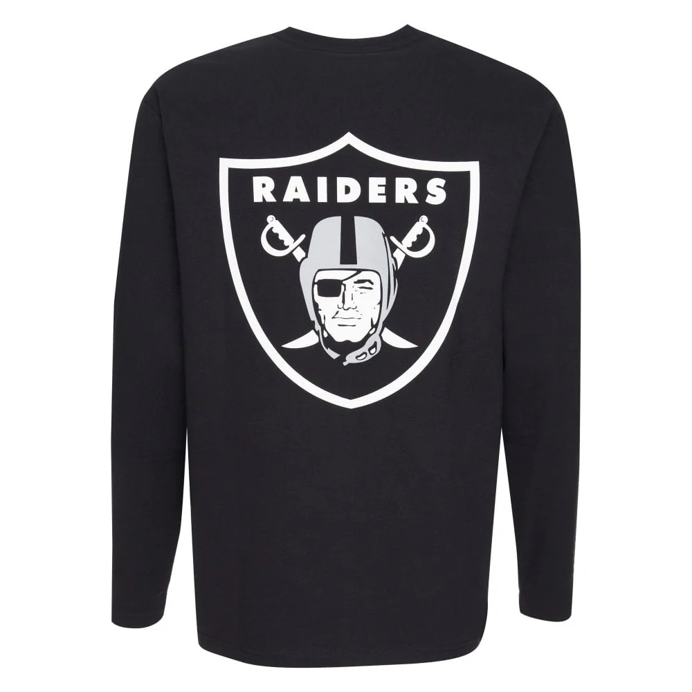Las Vegas Raiders Shield Relaxed Long Sleeve T-Shirt - Image 2