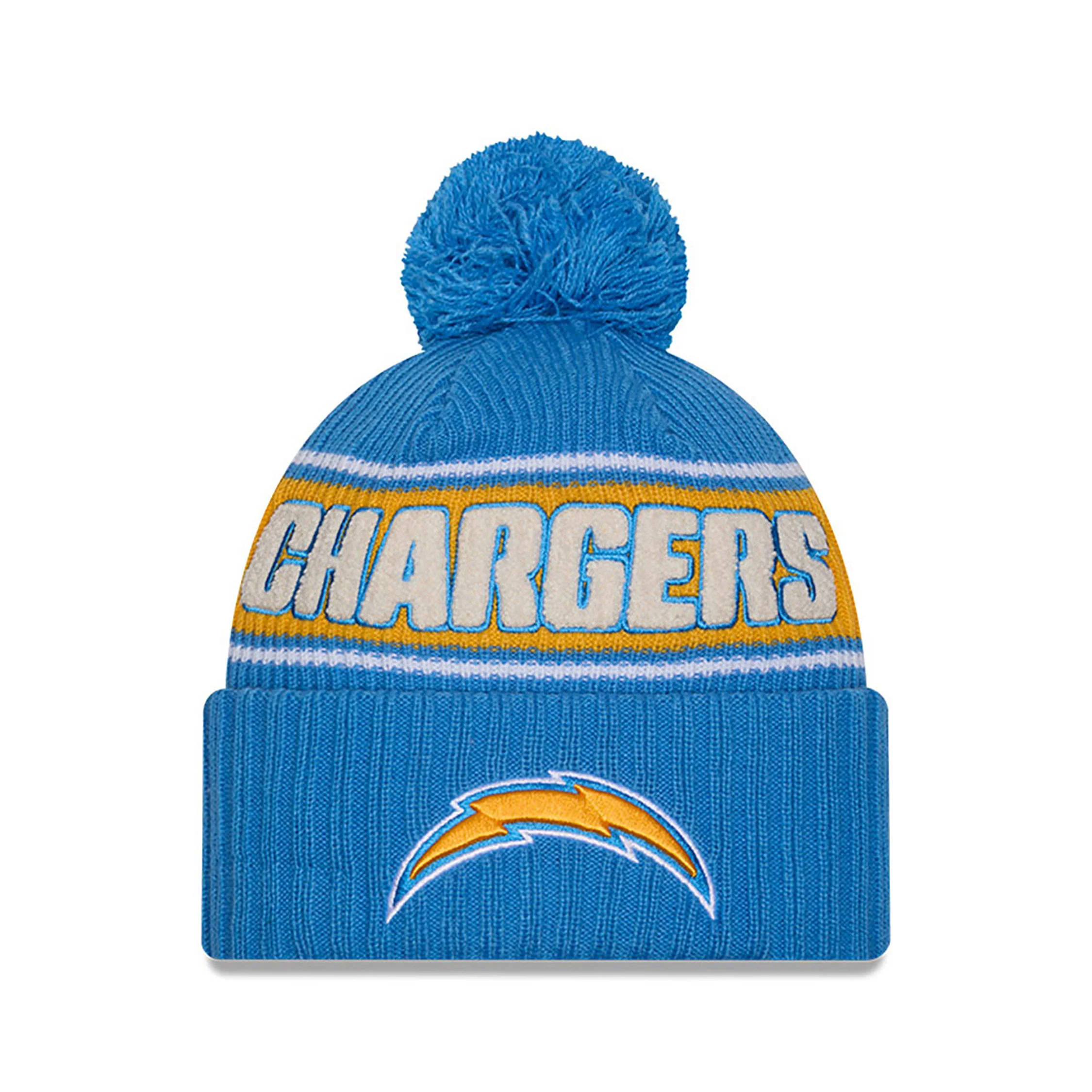 Los Angeles Chargers NFL Sideline 2024 Sport Knit Beanie Hat
