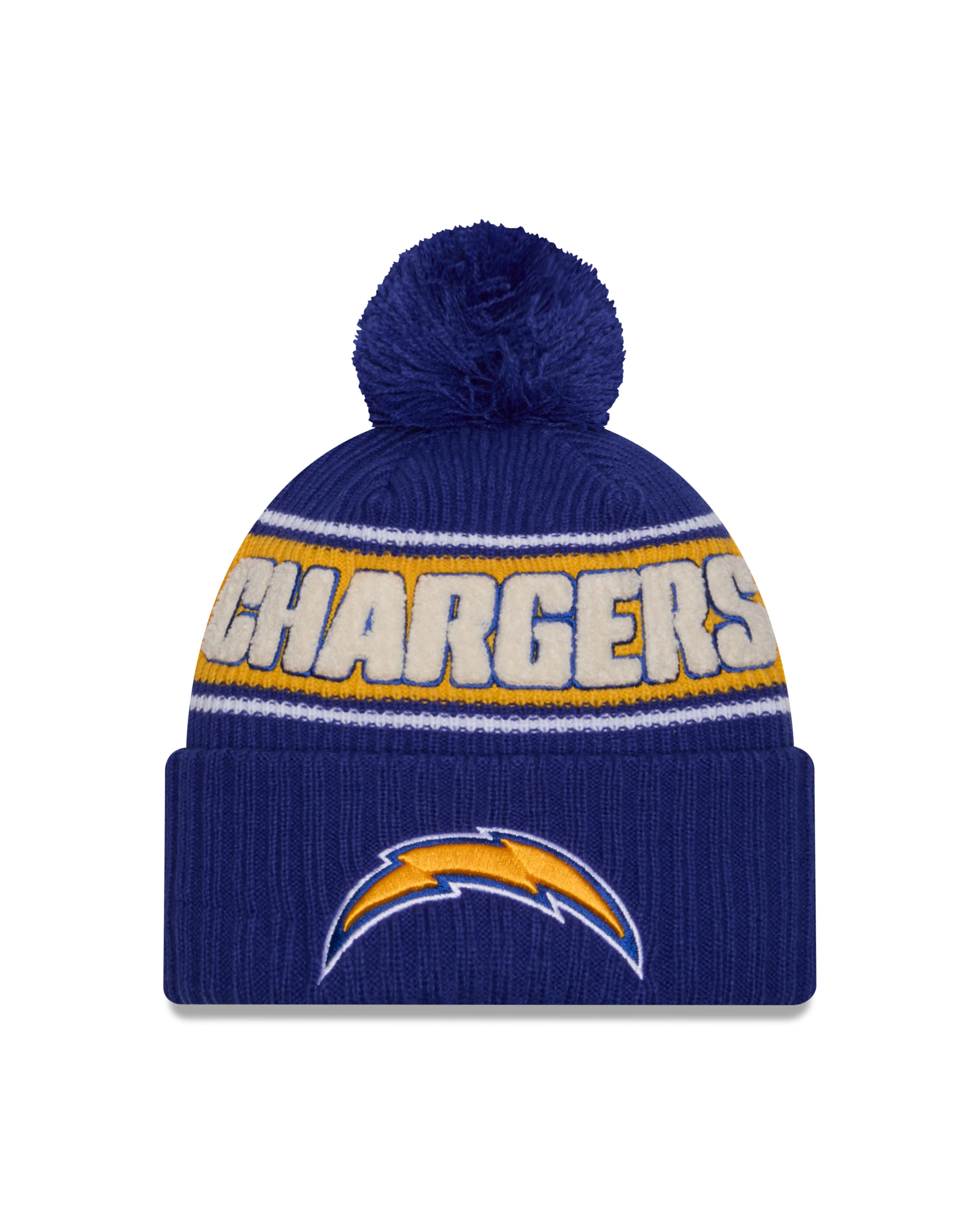 Los Angeles Chargers NFL Sideline 2024 Sport Knit Beanie Hat - Image 5