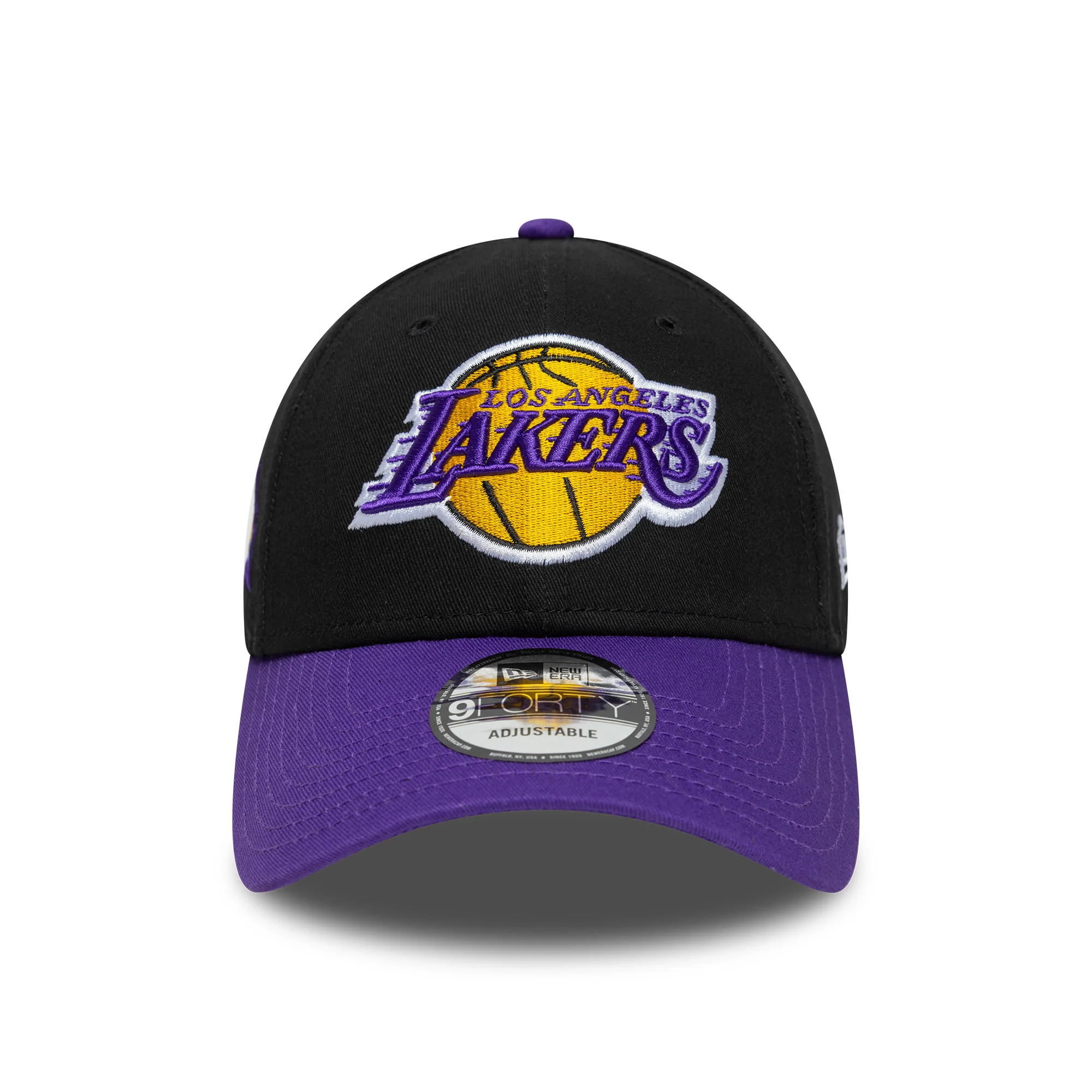 Los Angeles Lakers NBA Side Patch Black 9FORTY Adjustable Cap - Image 2