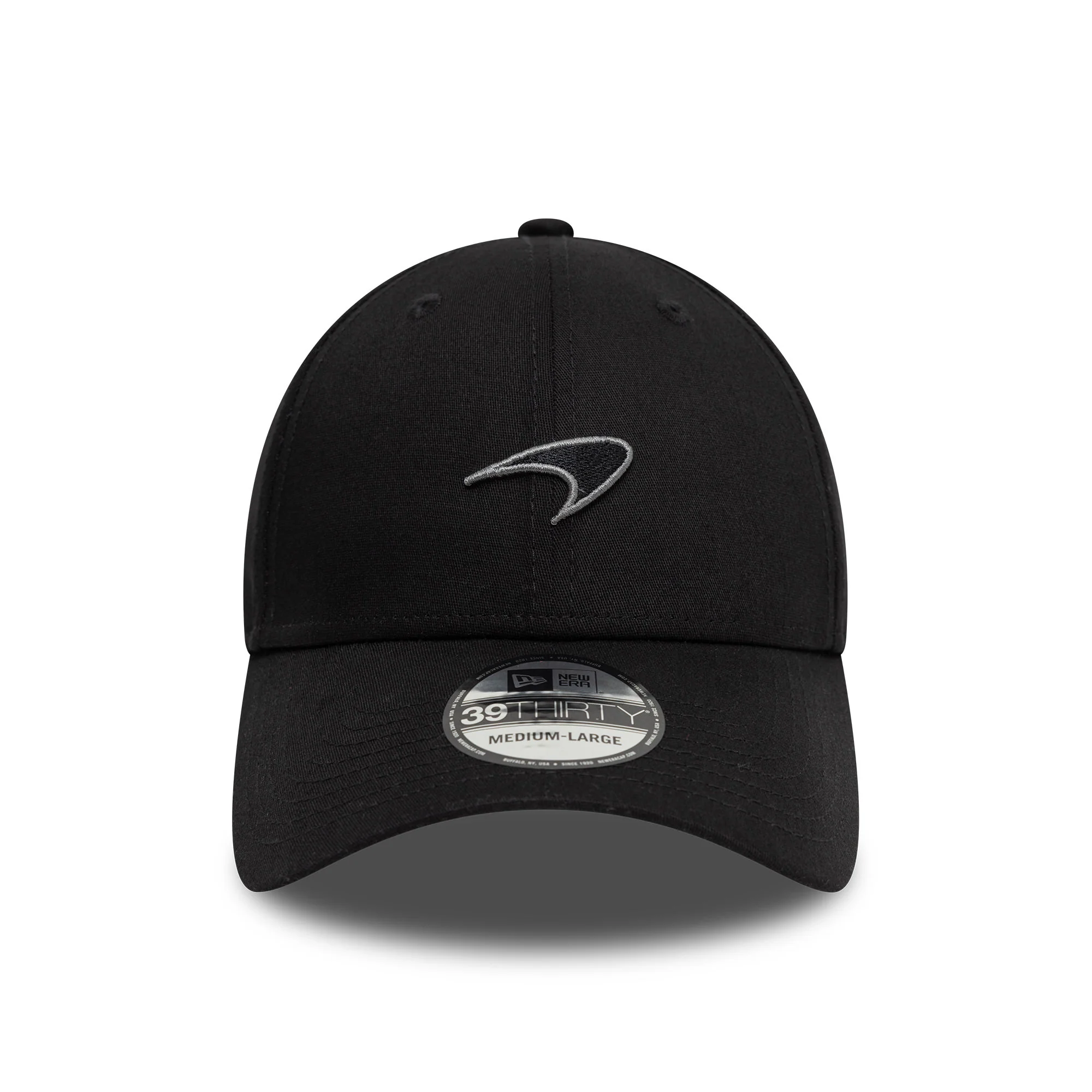 McLaren Seasonal Black 39Thirty Stretch Fit Cap - Image 2