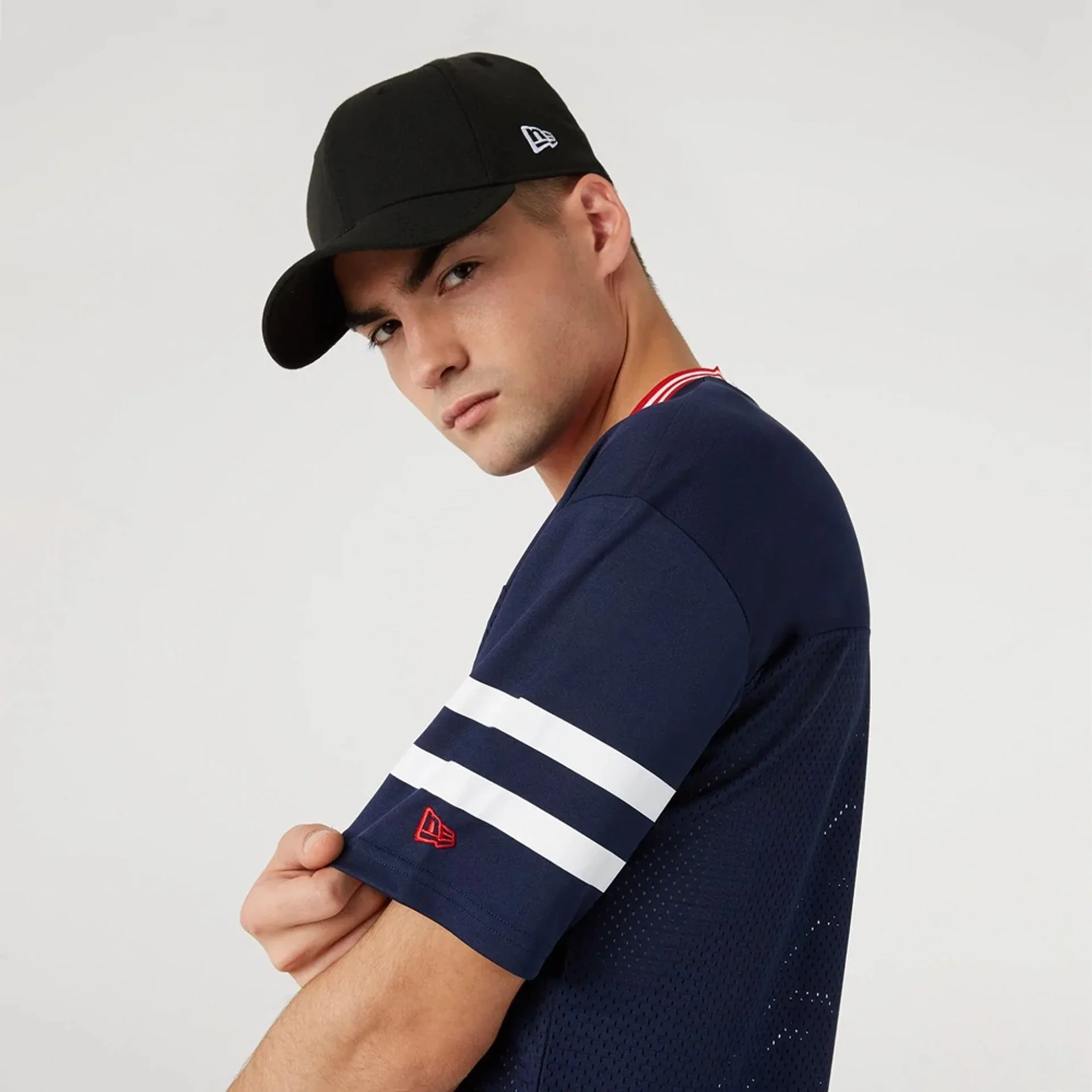 New England Patriots Oversize Mesh Jersey T-Shirt - Image 8