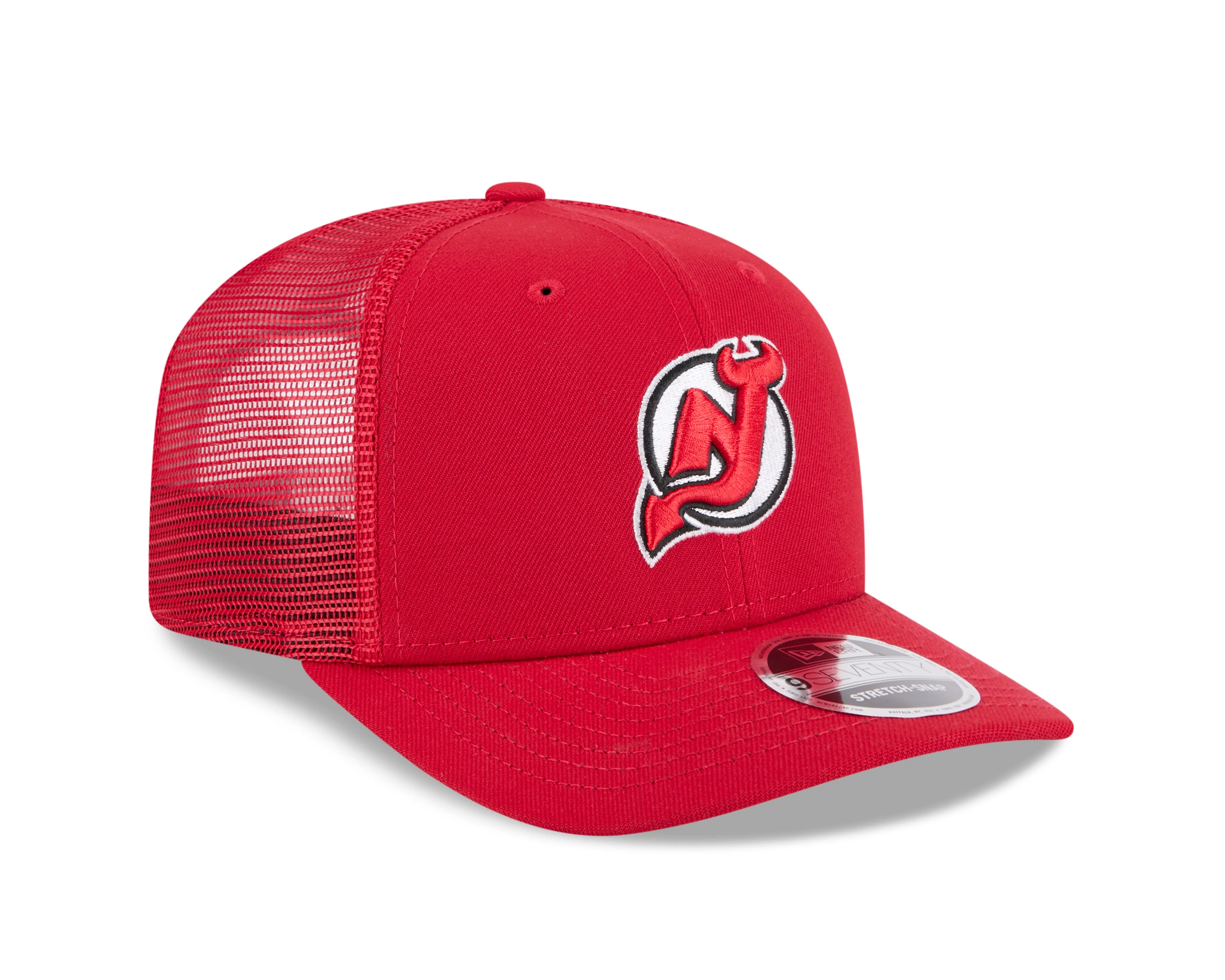 New Jersey Devils Team Colour 9Seventy Stretch Snapback Cap - Image 3