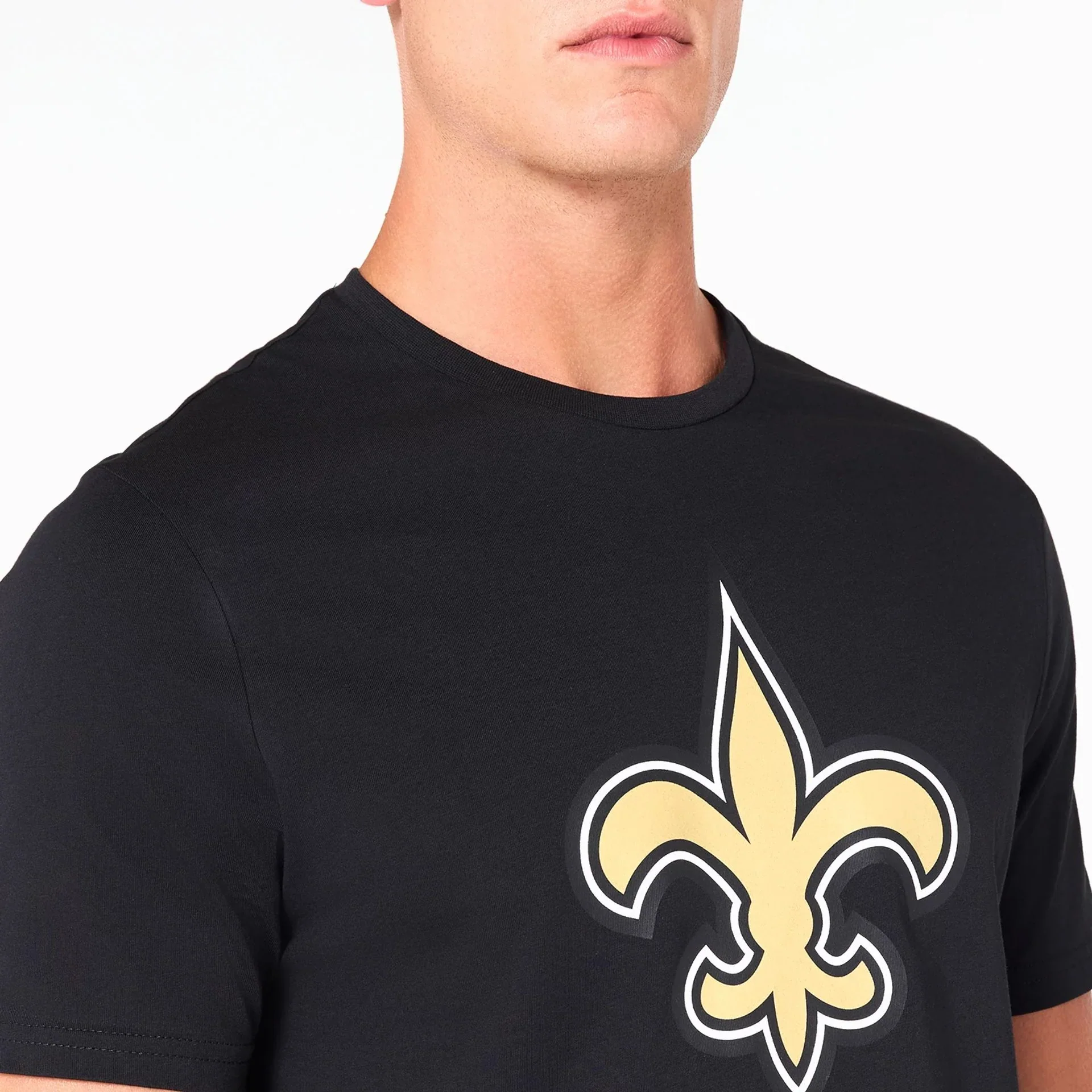 New Orleans Saints Regular Black T-Shirt - Image 4