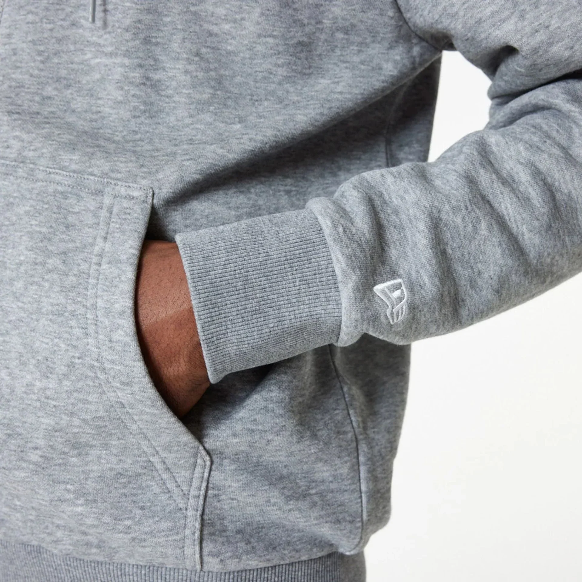 New York Yankees Essential Grey Full Zip Hoodie - Image 4