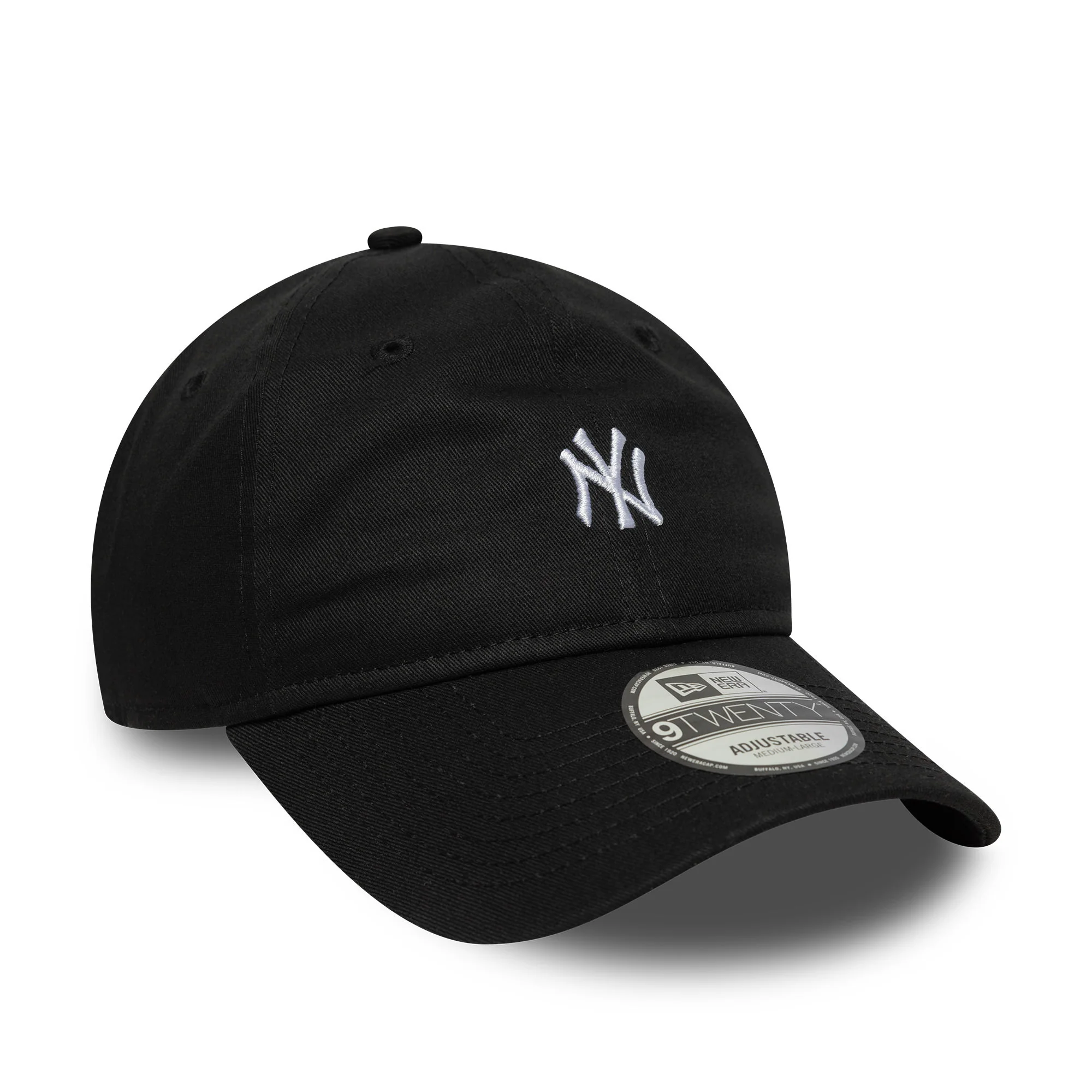New York Yankees Mini Logo Black 9TWENTY Adjustable Cap - Image 3