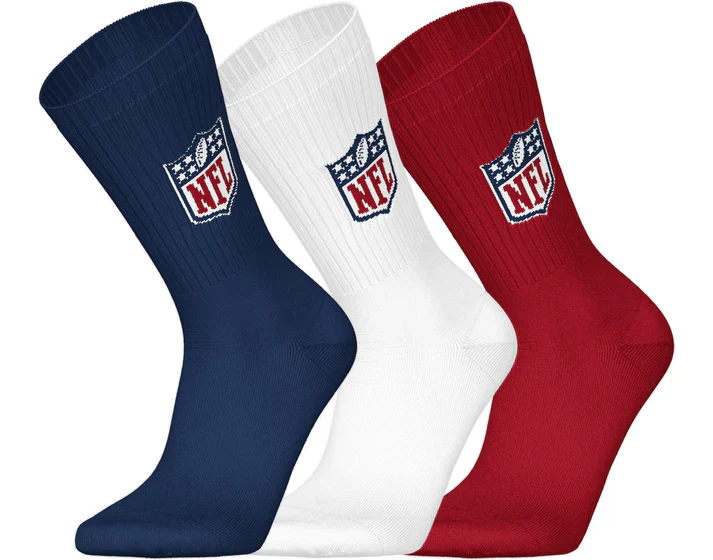 NFL Logo Crew Socks 3 Pack - Image 4