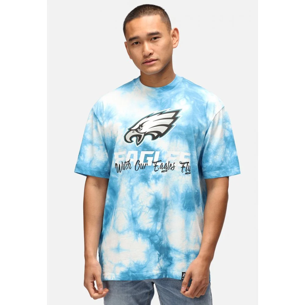 Philadelphia Eagles Relaxed Fit Tie Dye T-Shirt