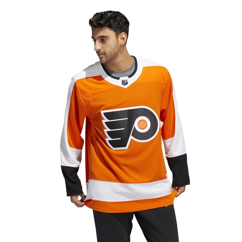 Philadelphia Flyers Home Authentic Primegreen Orange Jersey - Image 4