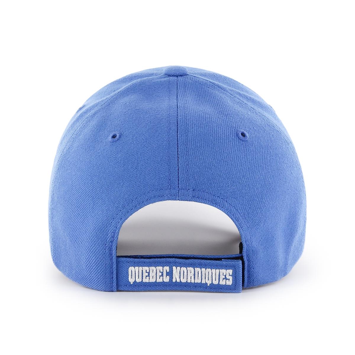 Quebec Nordiques Vintage Blue MVP Snapback Cap - Image 2