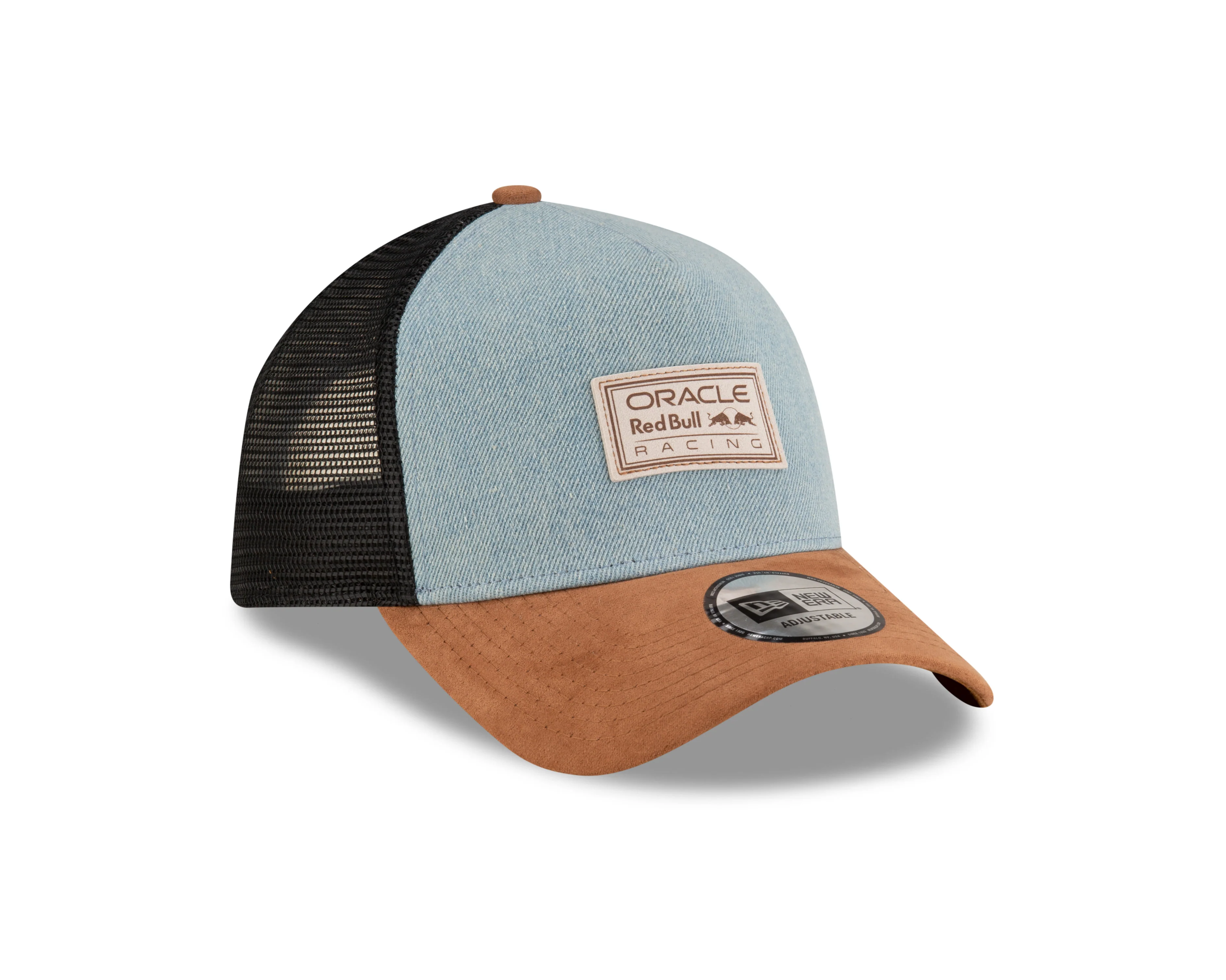 Red Bull Racing Denim 9Forty E-Frame Trucker Adjustable Cap - Image 2