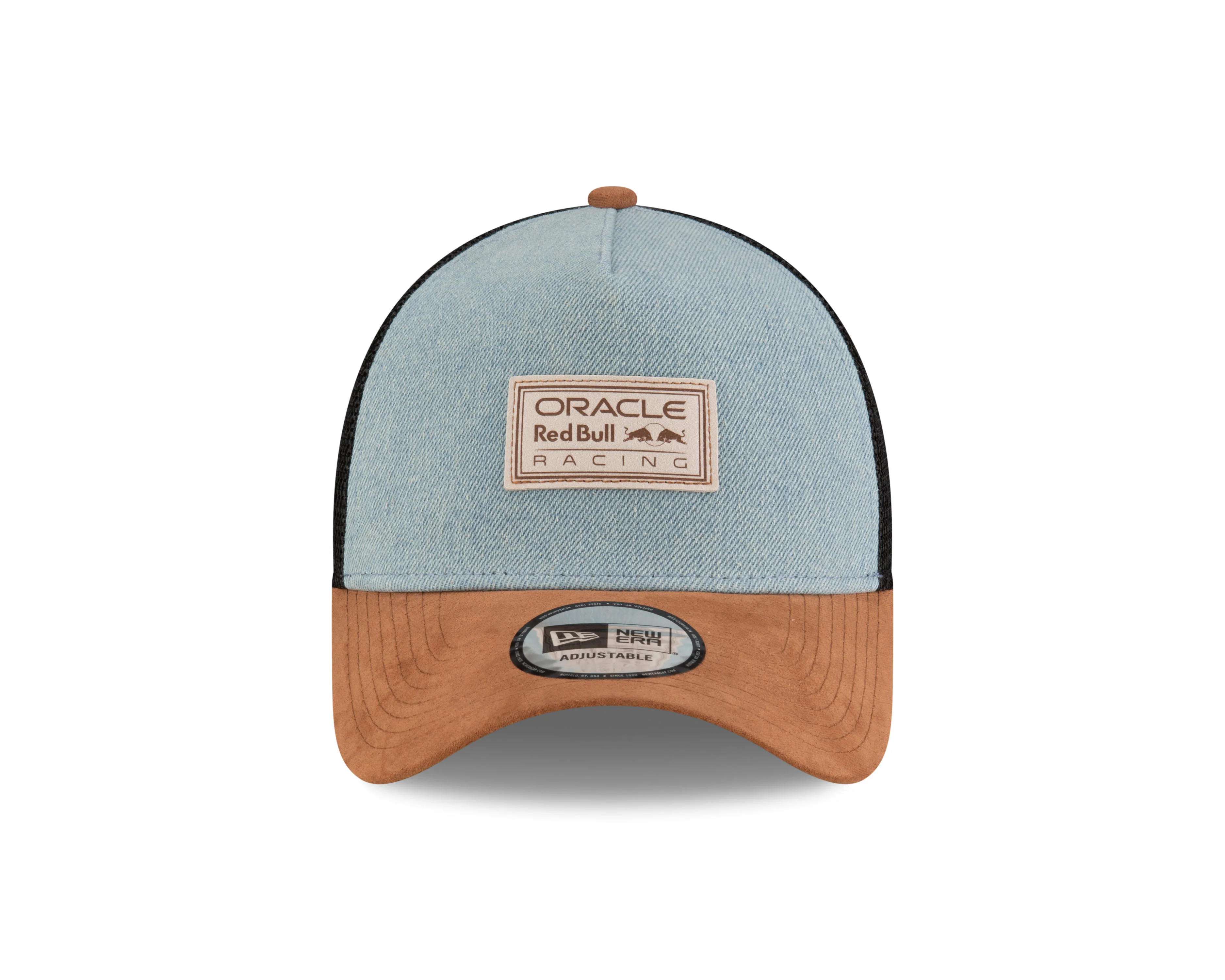 Red Bull Racing Denim 9Forty E-Frame Trucker Adjustable Cap - Image 3