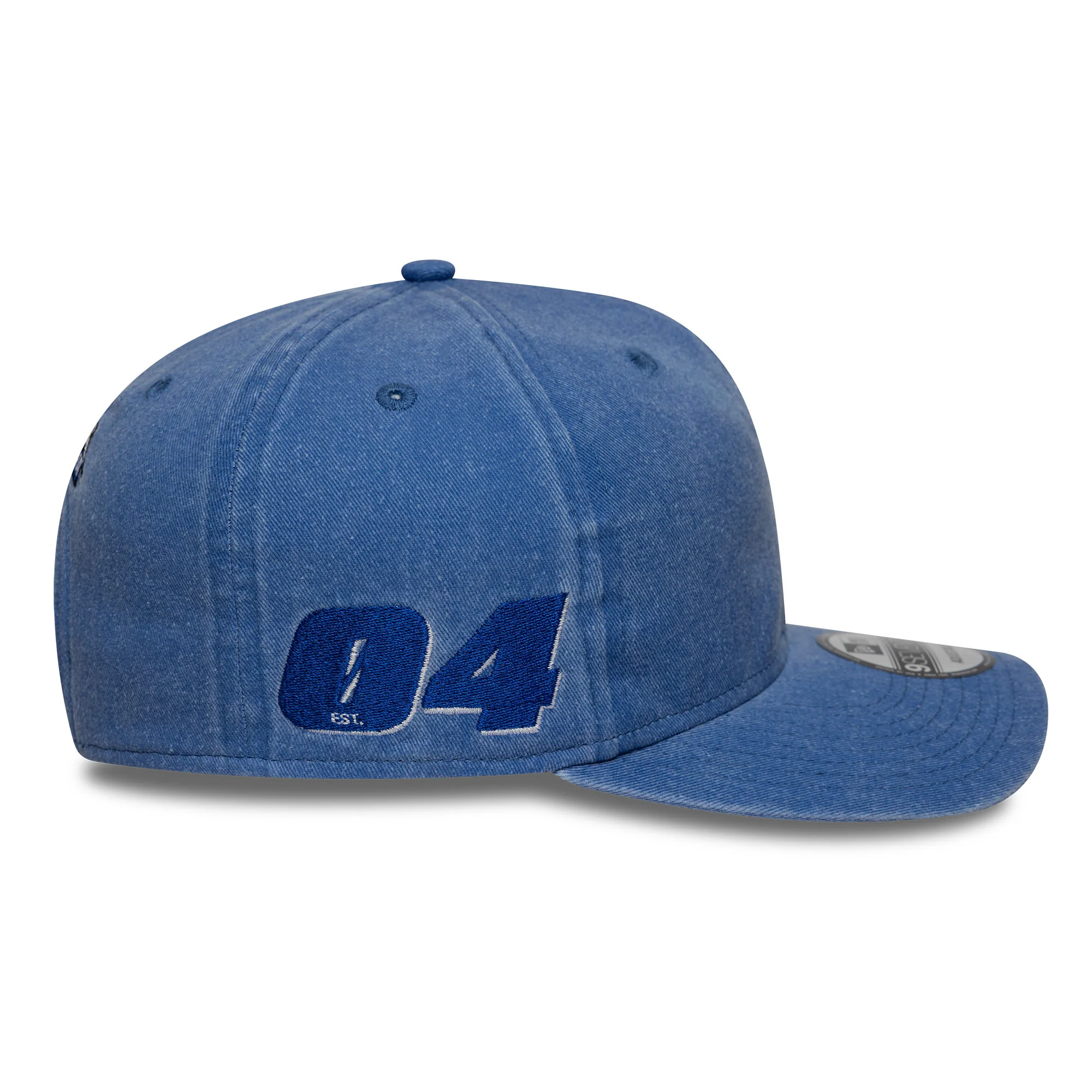 Red Bull Racing Washed Denim Blue 9SEVENTY Stretch Snap Cap - Image 7