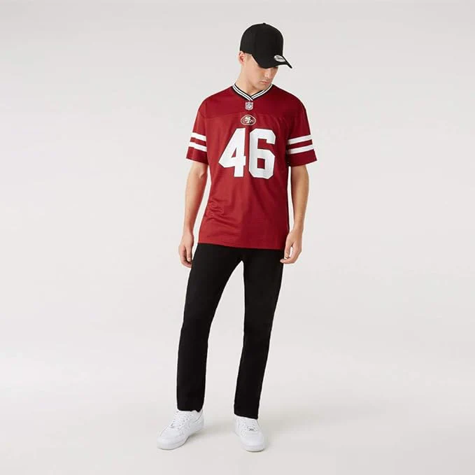 San Francisco 49ers Oversize Mesh Jersey T-Shirt - Image 3