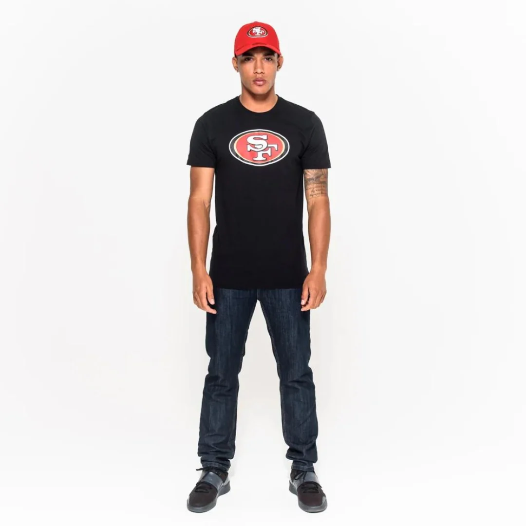 San Francisco 49ers Regular Black T-Shirt - Image 4