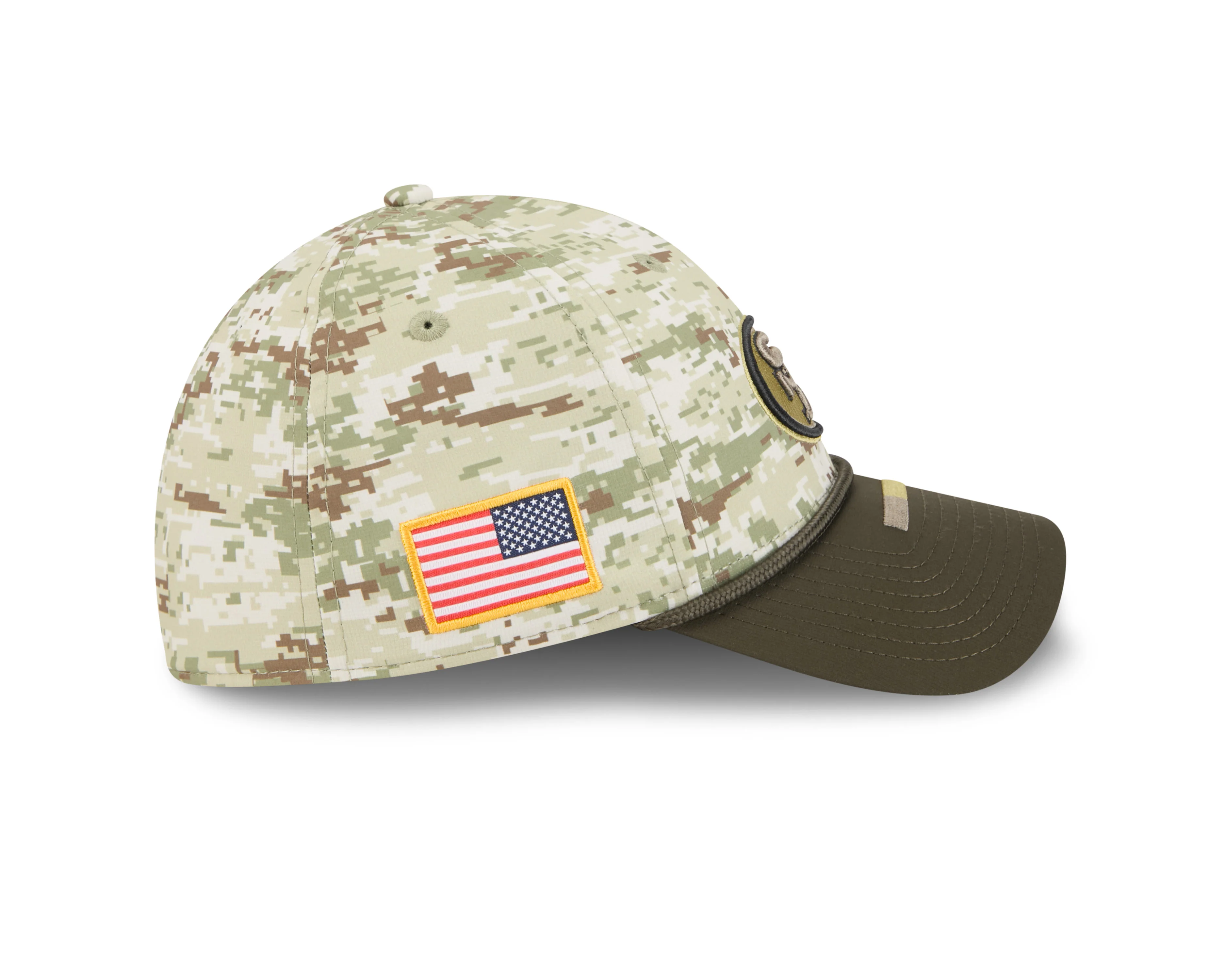 San Francisco 49ers Salute to Service 39Thirty Stretch Fit Cap - Image 5