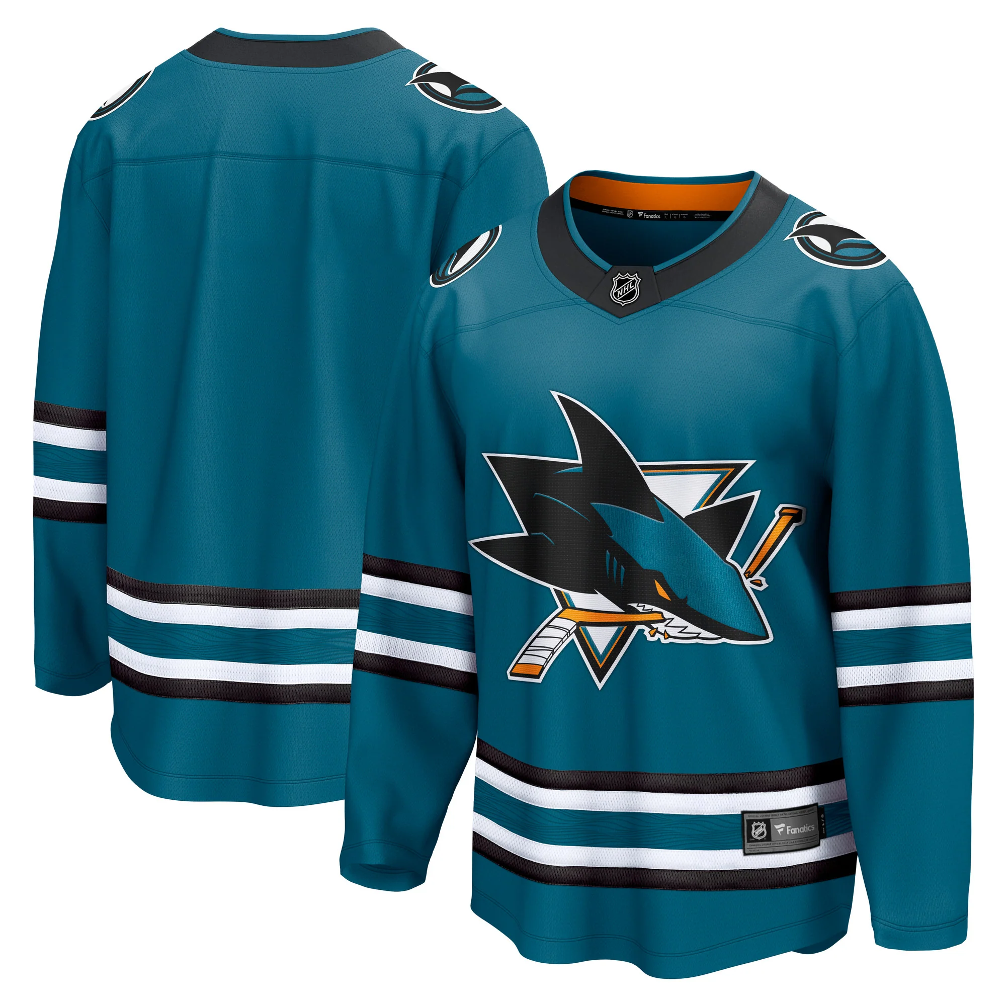 San Jose Sharks Home Breakaway Jersey - Image 3