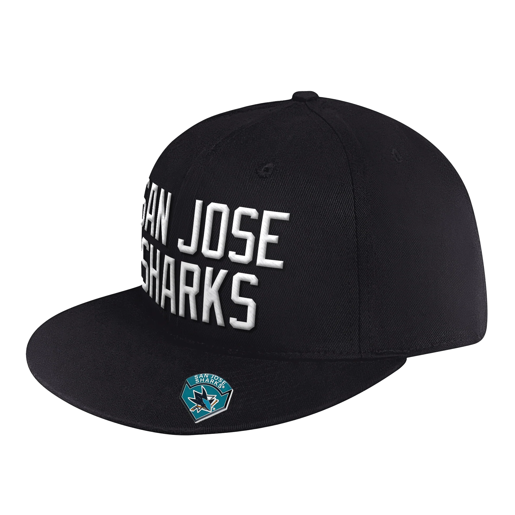 San Jose Sharks Starter Black Ice Snapback Cap