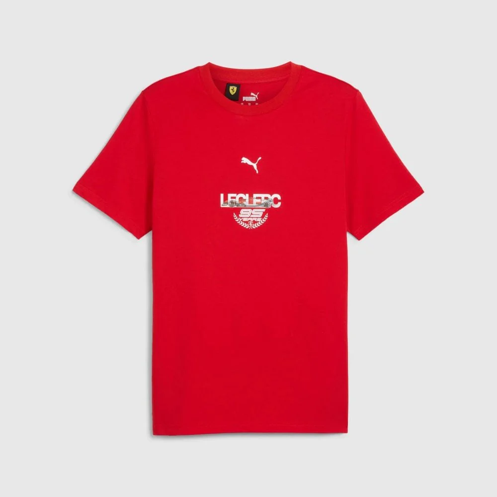 Scuderia Ferrari F1 95 Years Charles LeClerc T-shirt