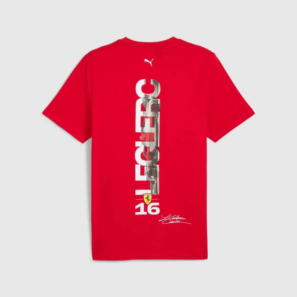 Scuderia Ferrari F1 95 Years Charles LeClerc T-shirt - Image 2