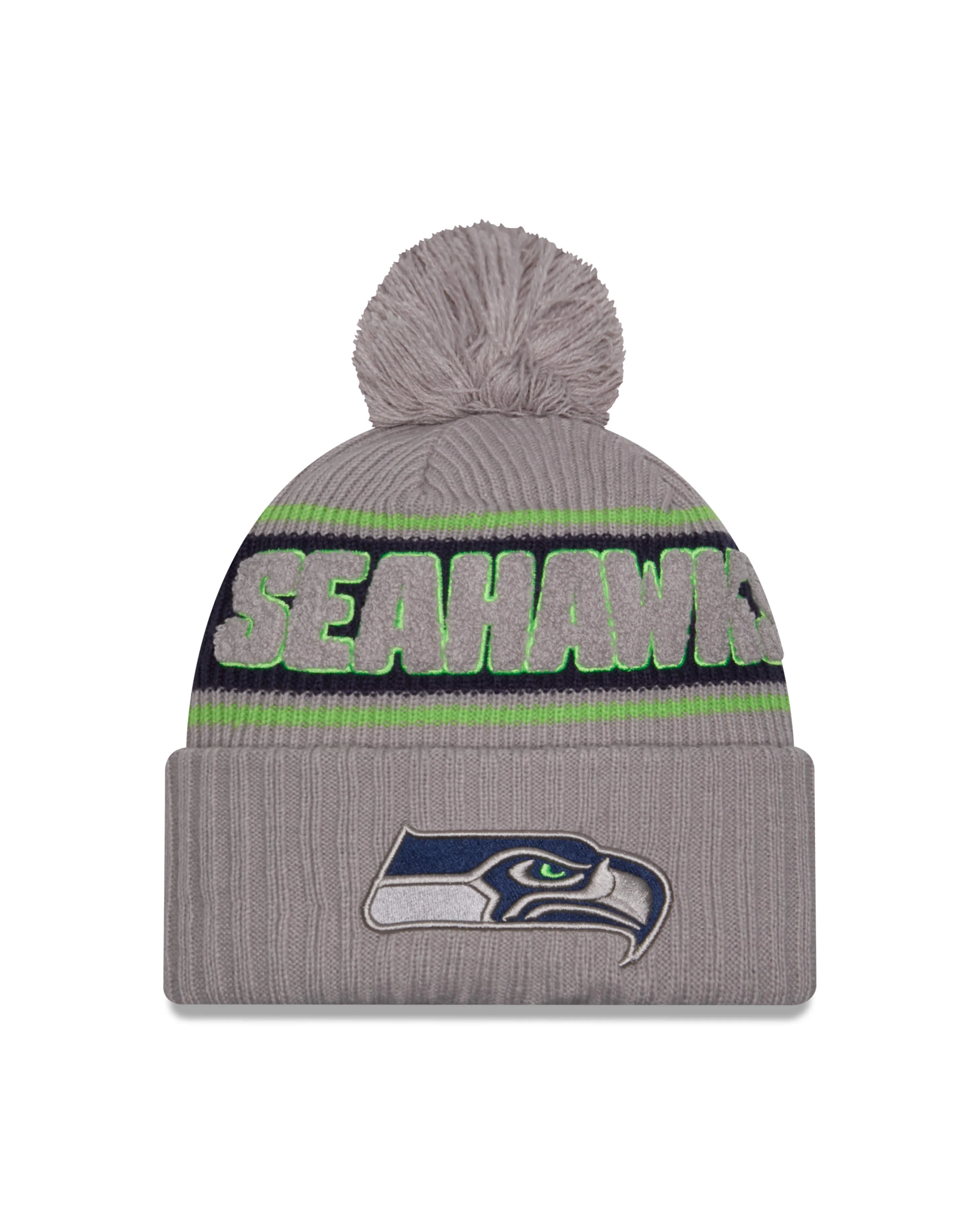 Seattle Seahawks NFL Sideline 2024 Sport Knit Beanie Hat - Image 2
