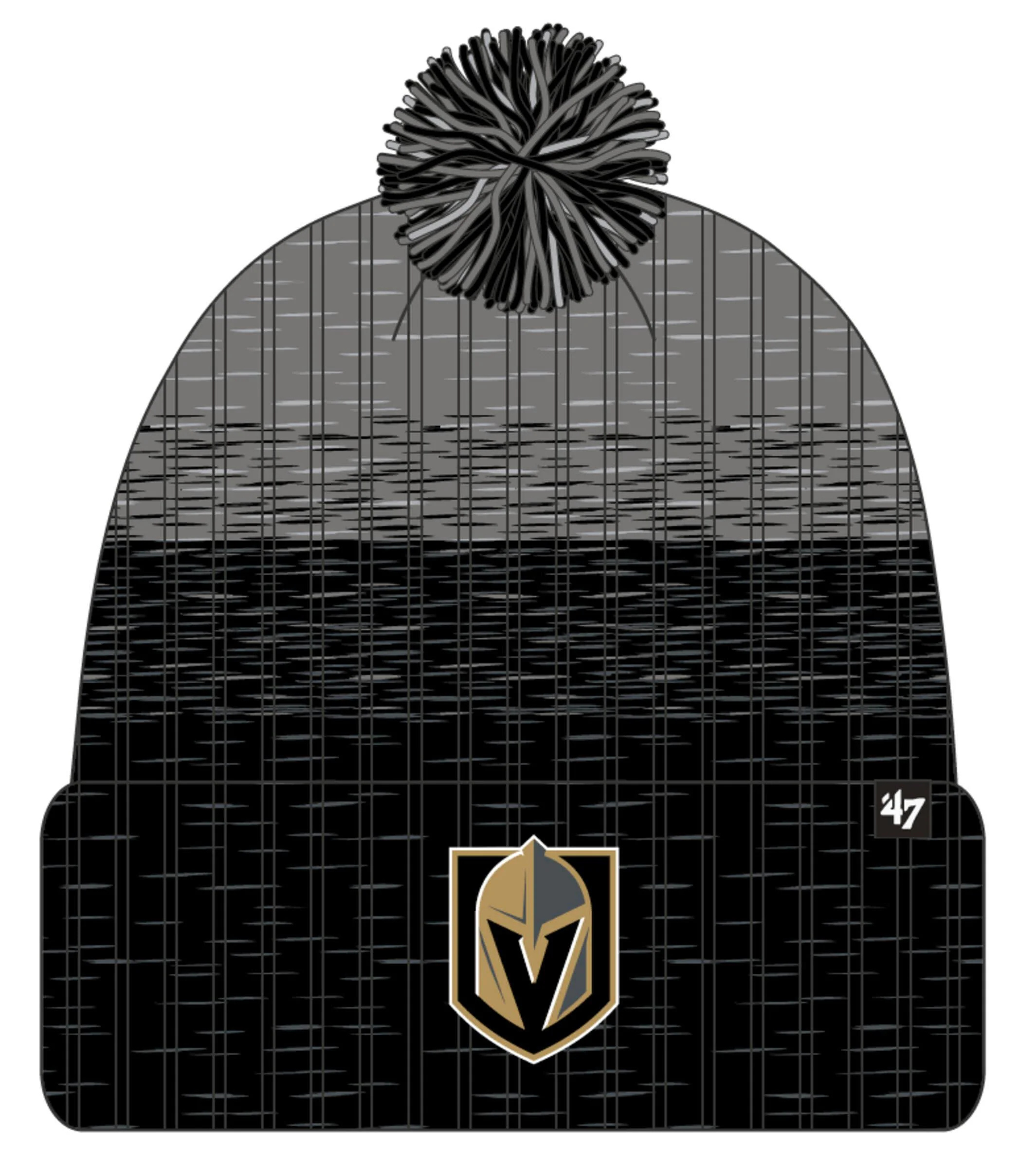Vegas Golden Knights Black Cascade Cuff Knit